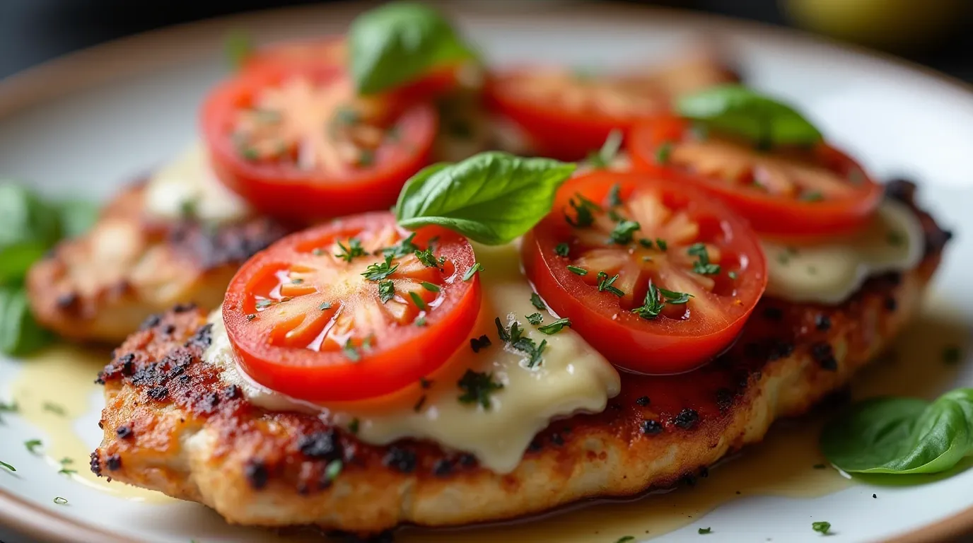 Grilled Chicken Margherita