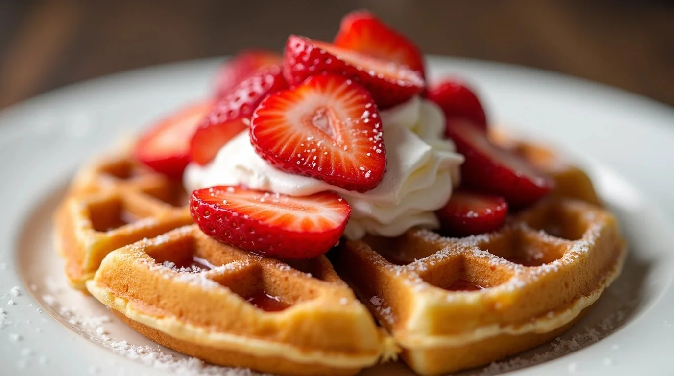 Strawberry Waffles