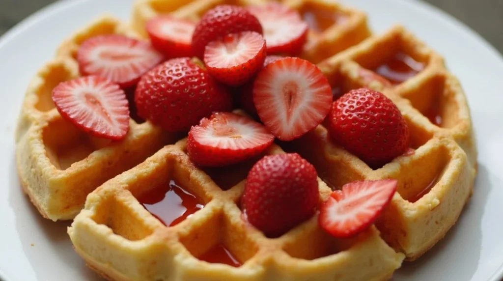 Strawberry Waffles