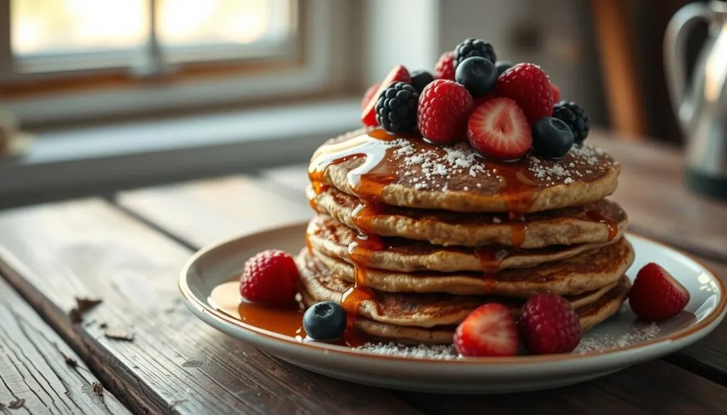 What are the benefits of oatmeal pancakes?