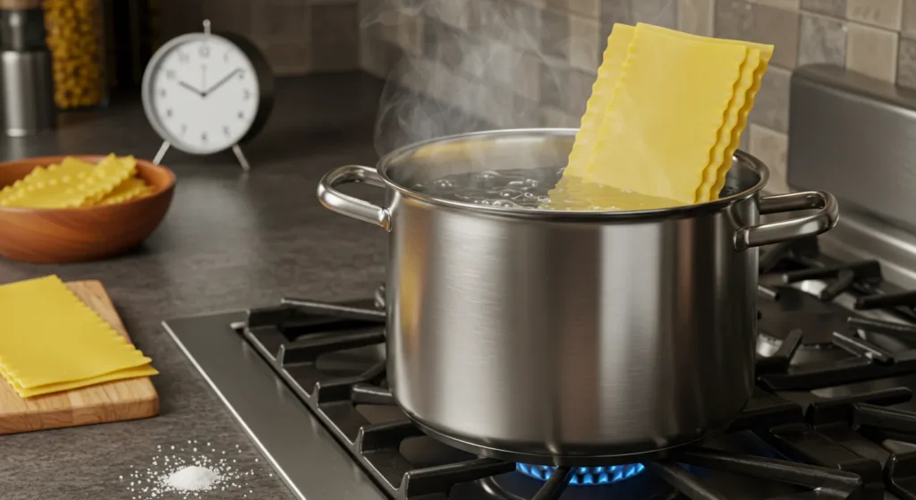 Boiling Lasagna Noodles