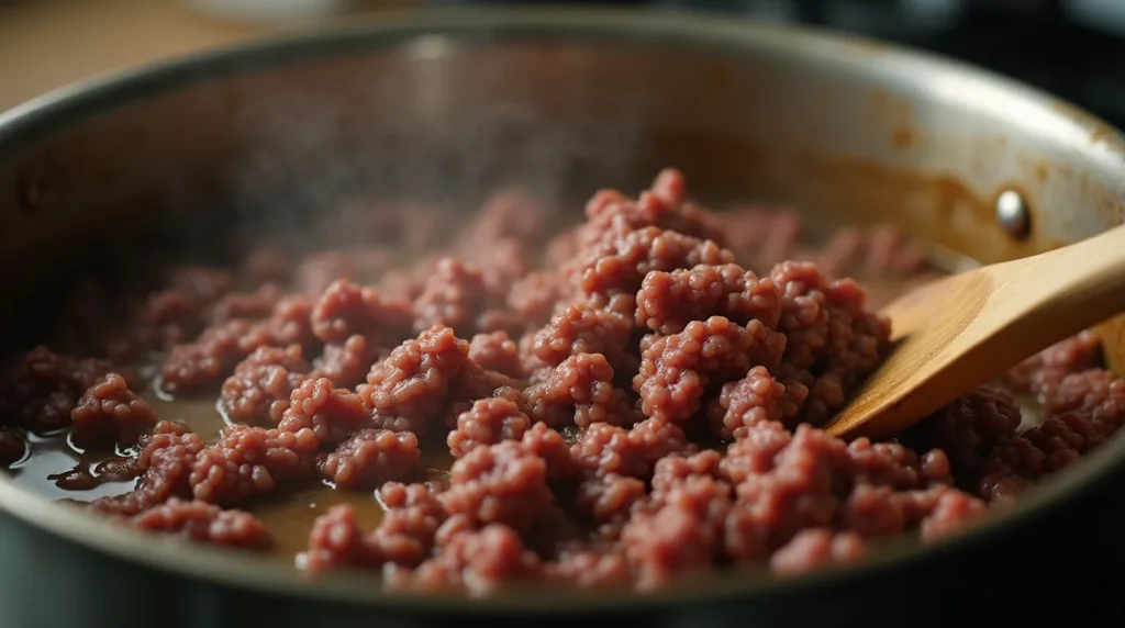 Browning the Hamburger