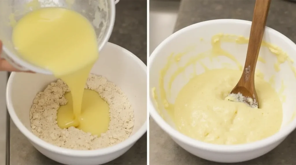 Combining Wet and Dry Ingredients