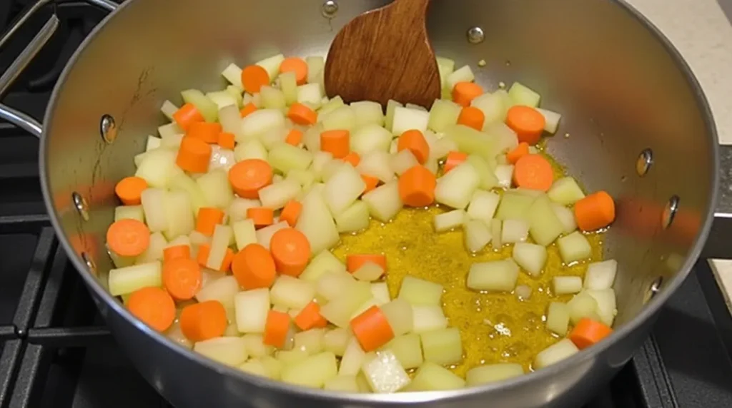 Cooking the Vegetables