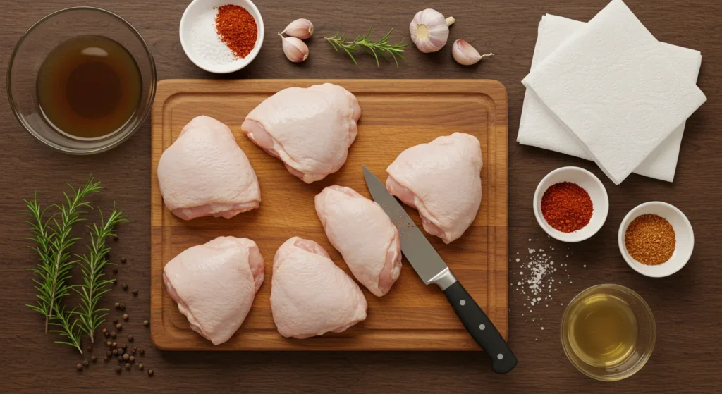 Preparing Your Chicken Thighs