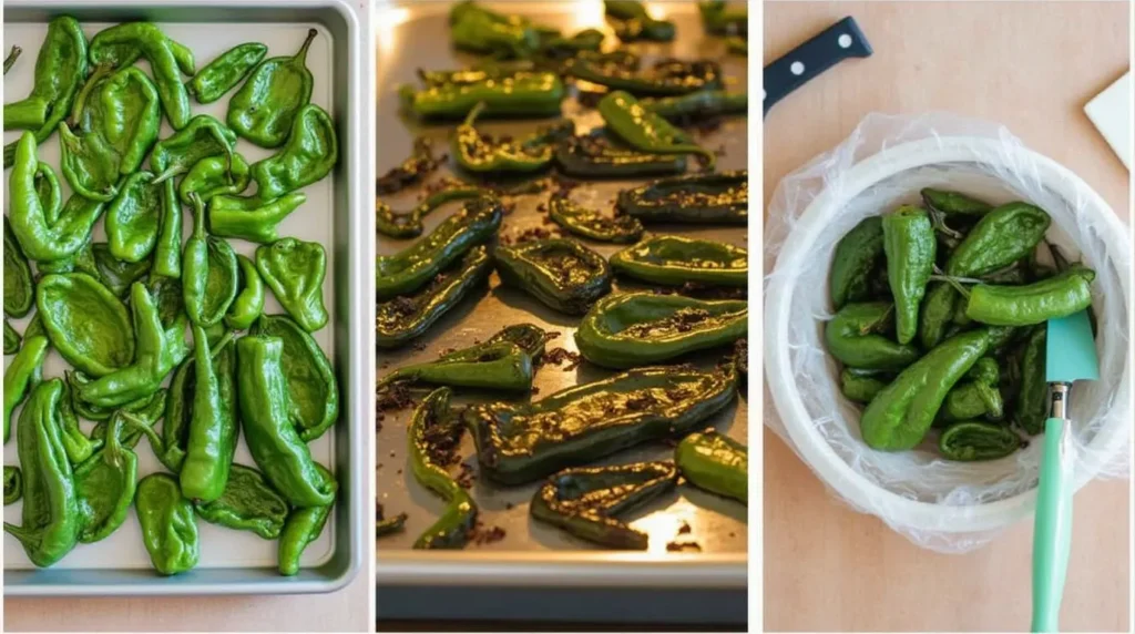 Preparing Your Poblano Peppers