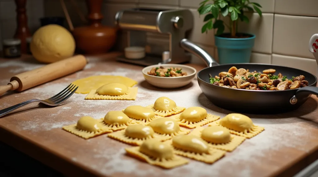 Step-by-Step Mushroom Ravioli Recipe