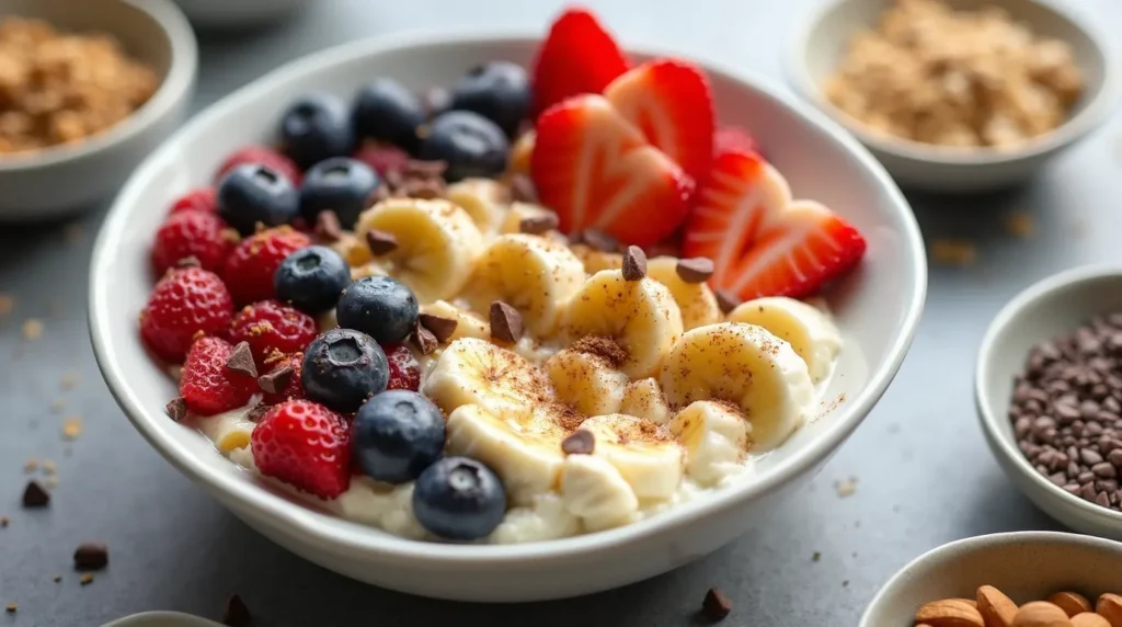 Sweet Cottage Cheese Bowl Combinations