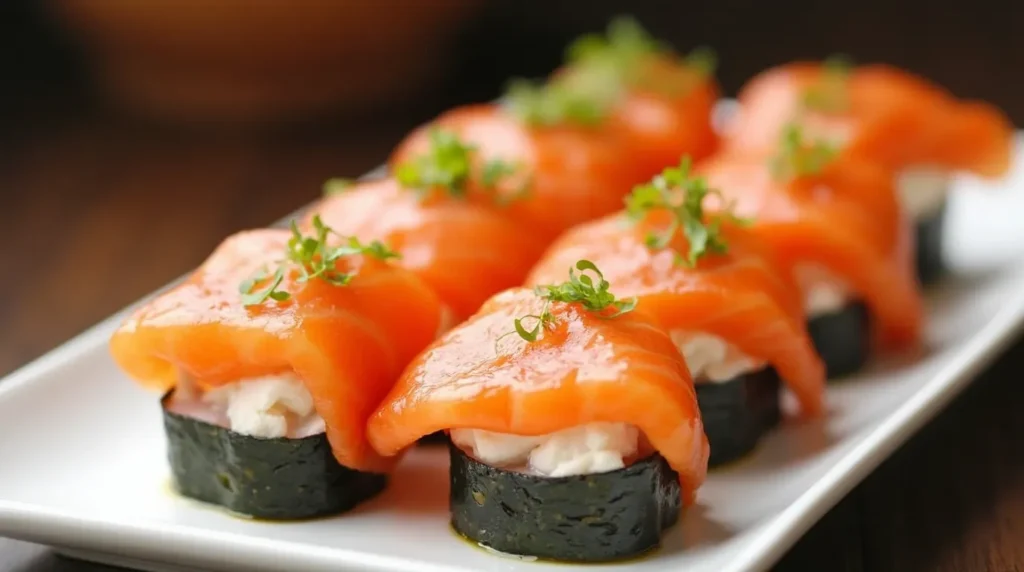 the Art of Salmon Sushi