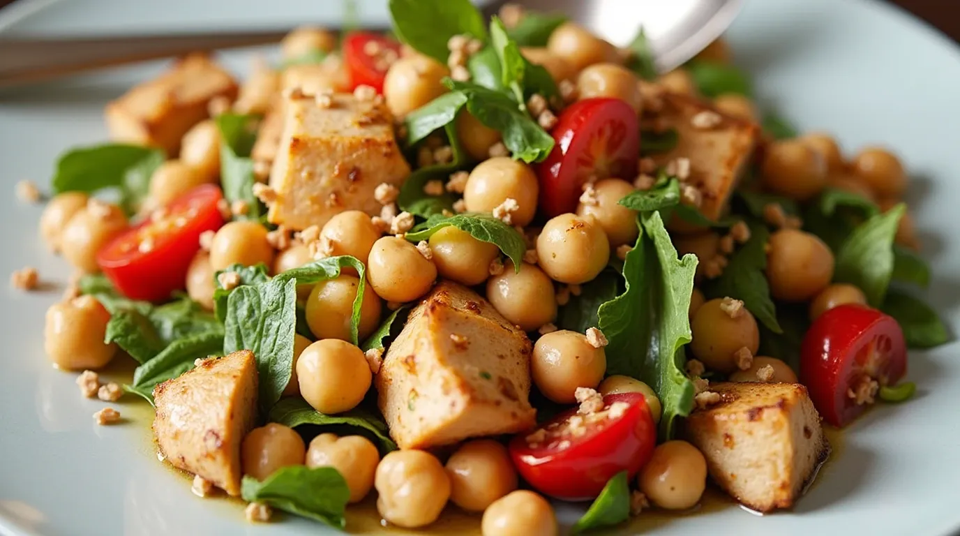 Chicken and Chickpea Salad