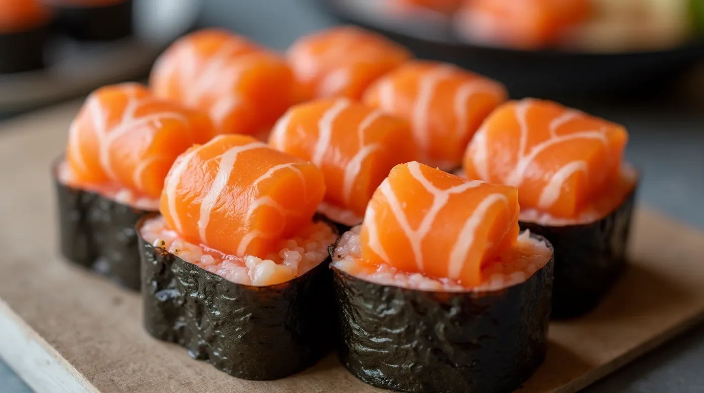 Why is salmon sushi good?