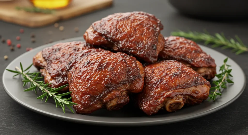 smoked chicken thighs