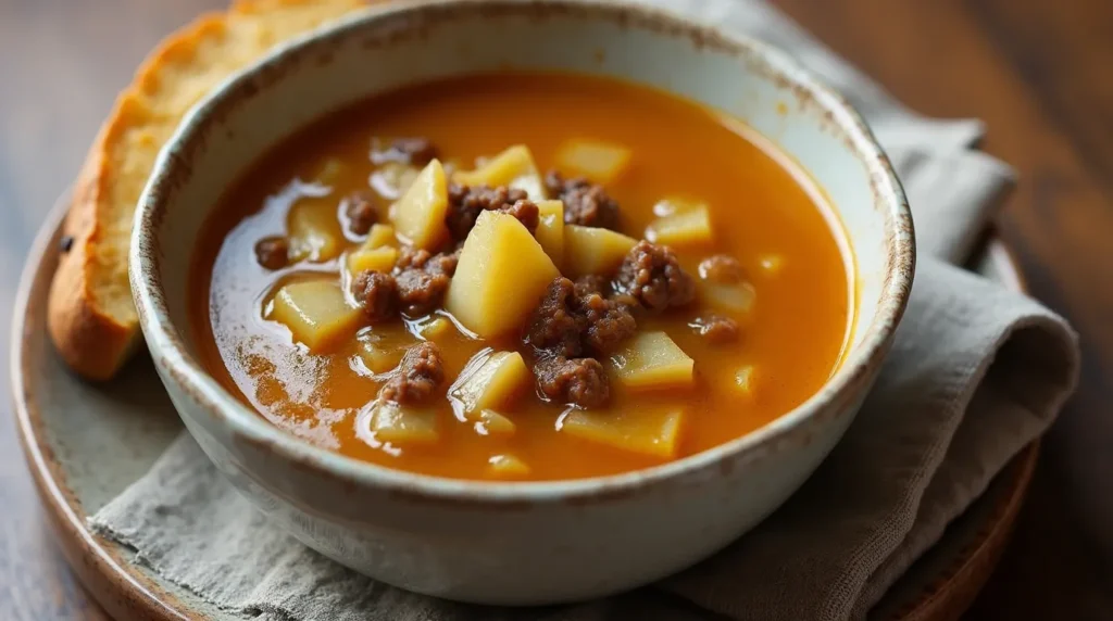 Hamburger Potato Soup