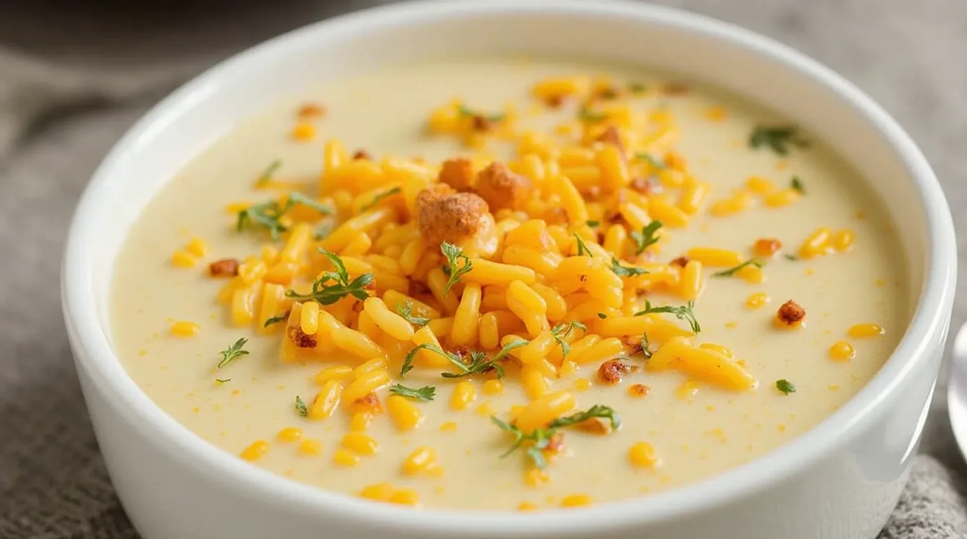 What is loaded potato soup made of?