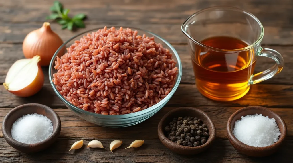 Essential Ingredients for Red Rice Recipe