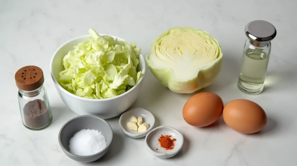 Essential Ingredients for Your Cabbage and Egg Recipe