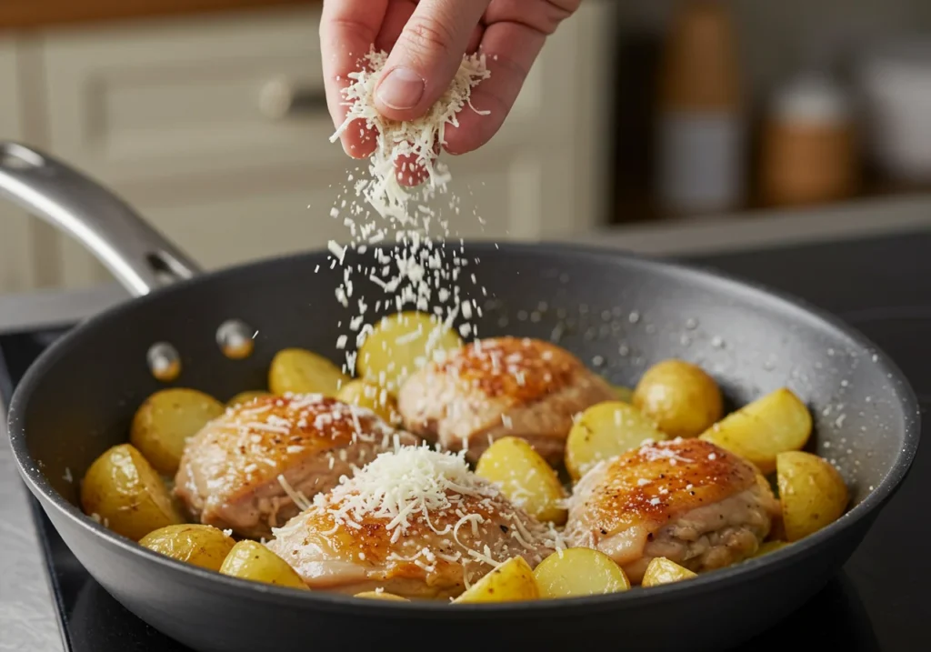 Adding Parmesan and Final Bake