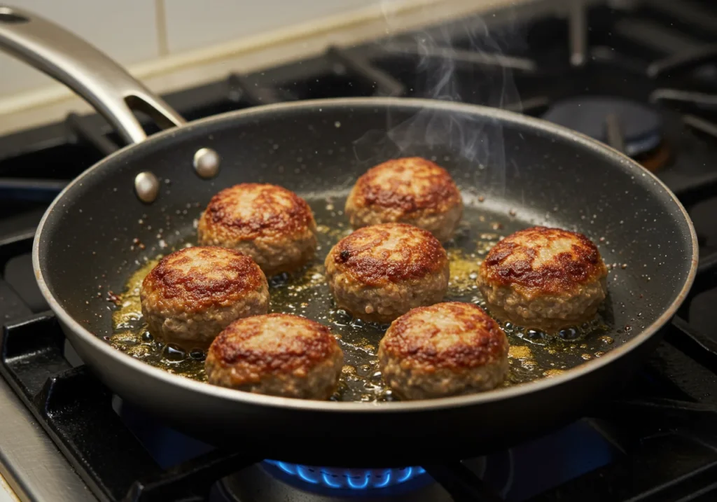 Browning the Meatballs