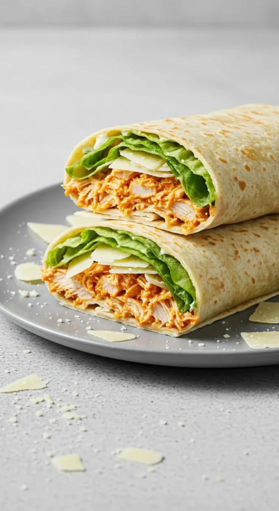 Buffalo Chicken Caesar Wrap