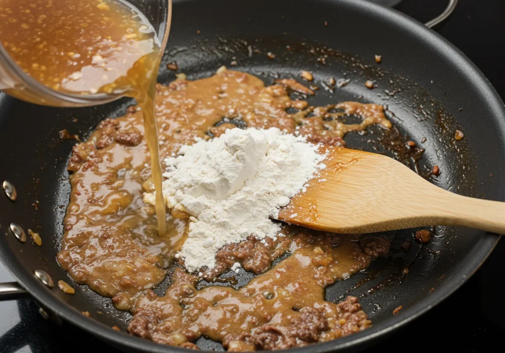 Creating the Roux and Adding Broth