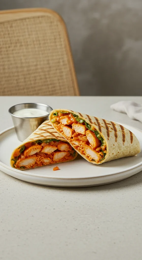 Grilled Buffalo Chicken Wrap