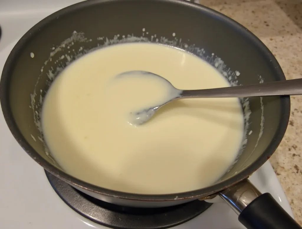 Simmering with Heavy Cream