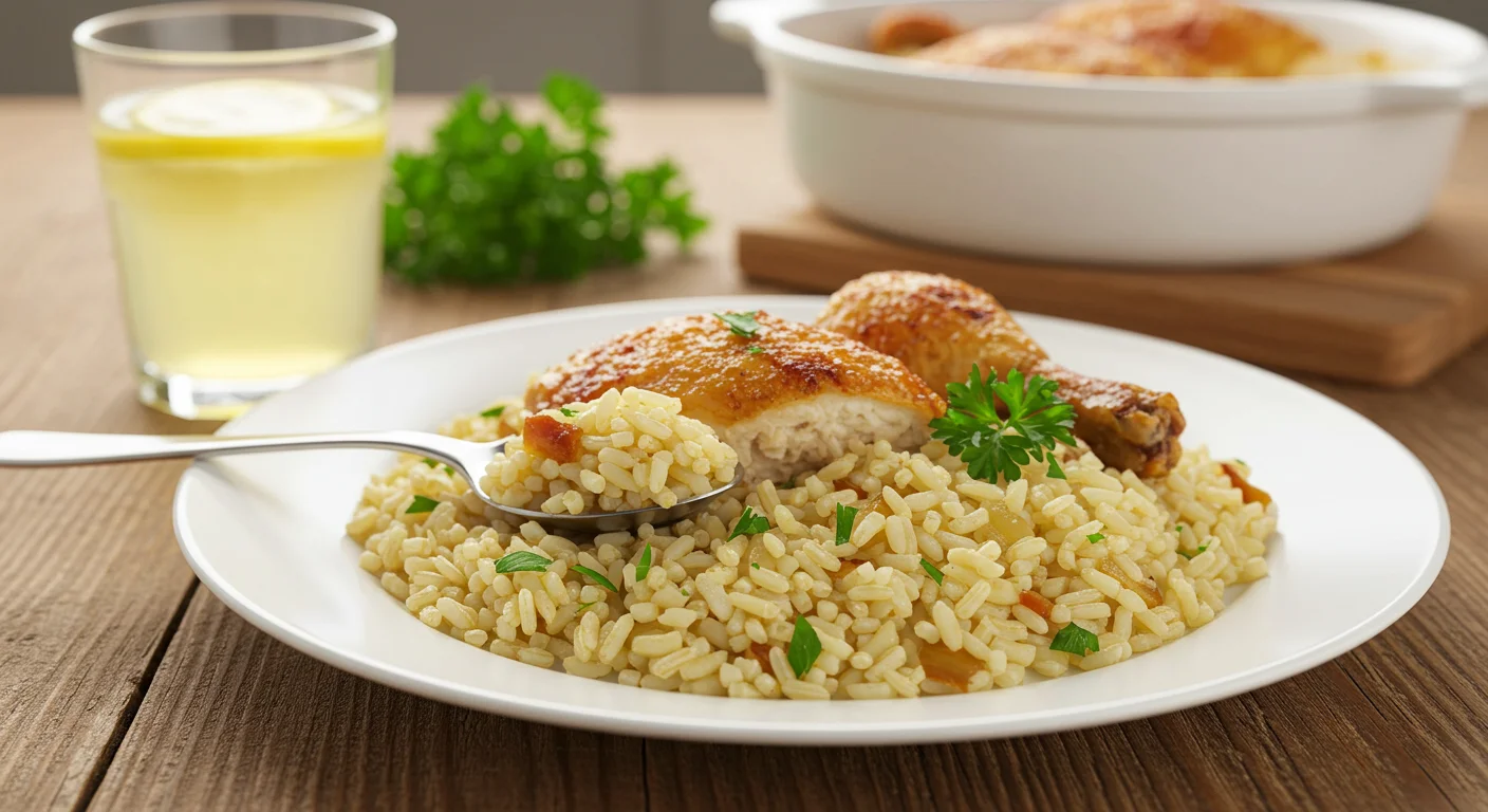 Oven Baked Chicken and Rice