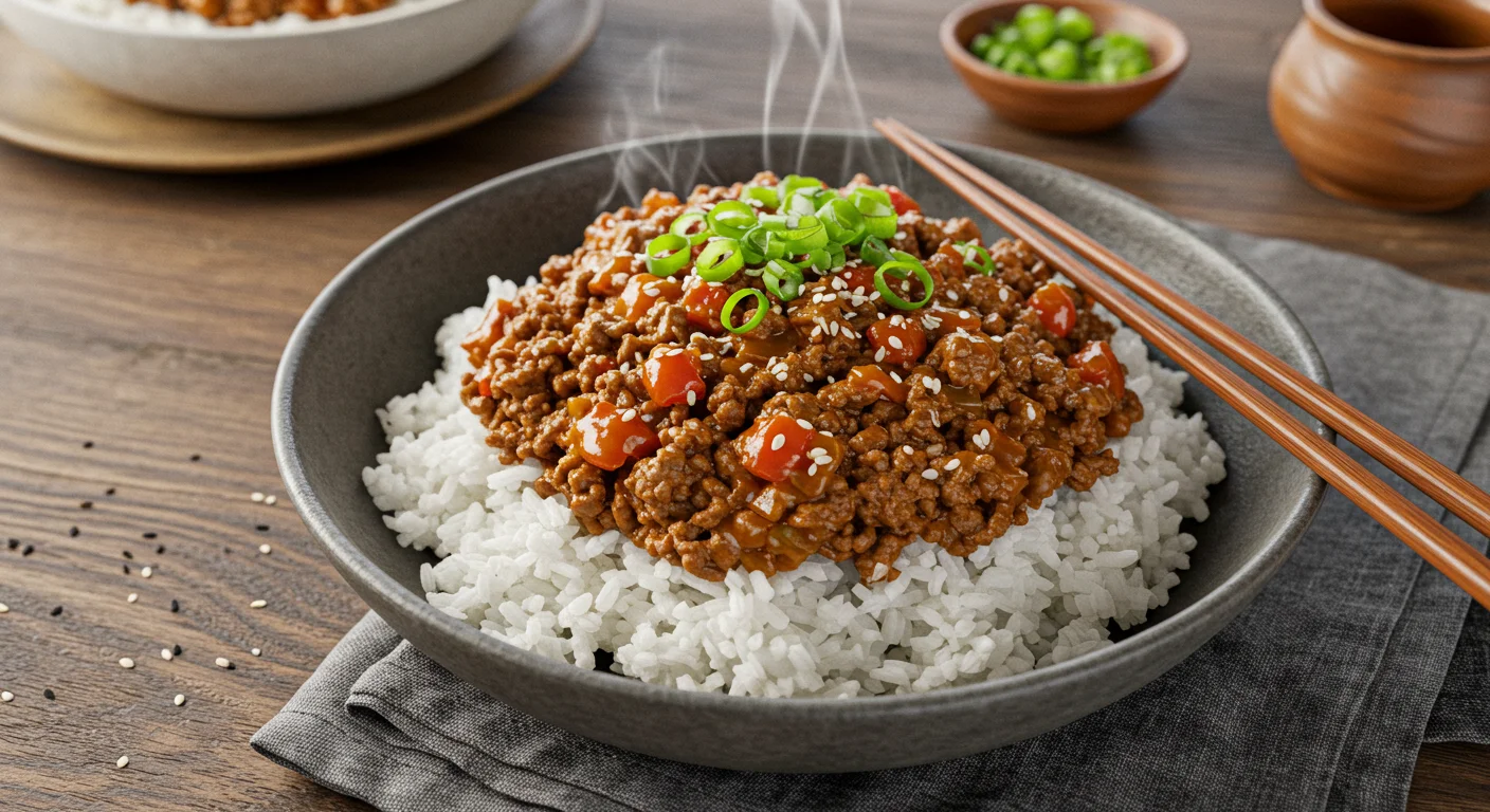 Korean Ground Beef Bowl