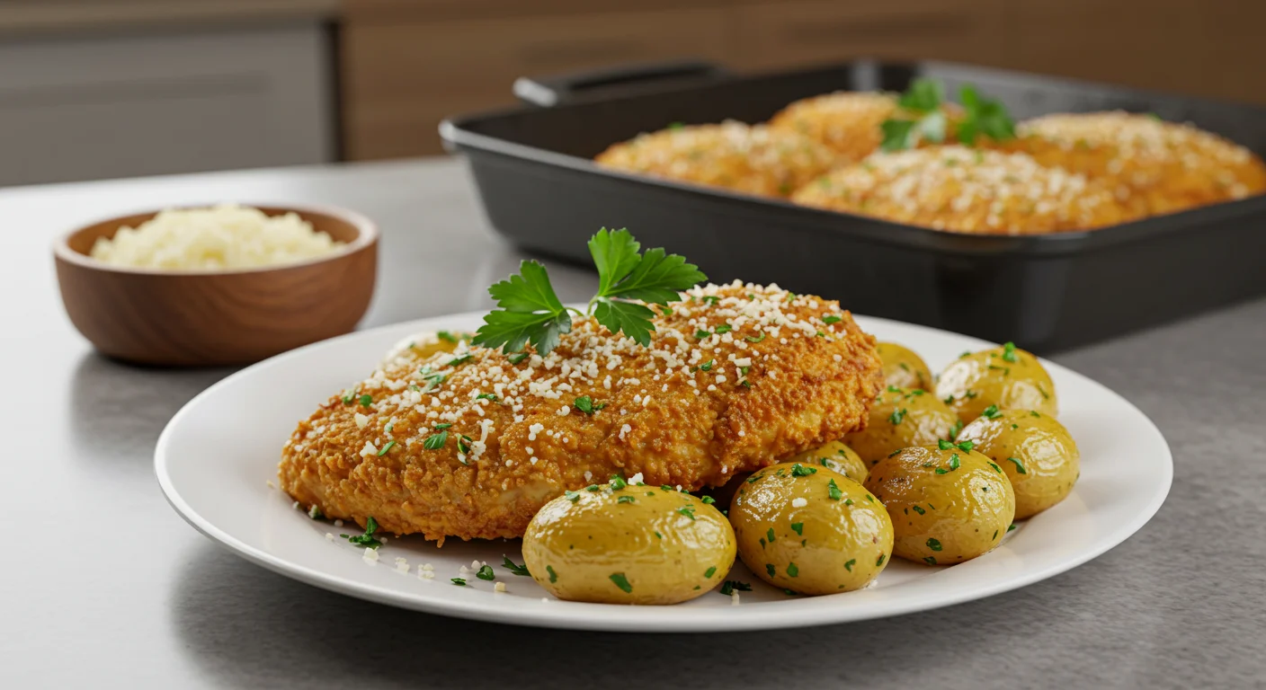 Garlic Parmesan Chicken and Potatoes