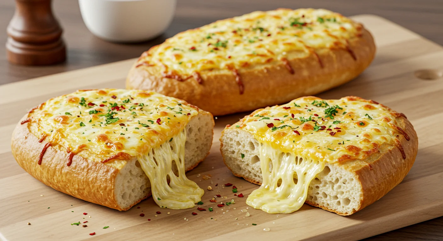 Cheesy Garlic Bread Recipe