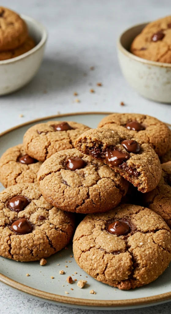 Buckwheat Choco Chip Cookies