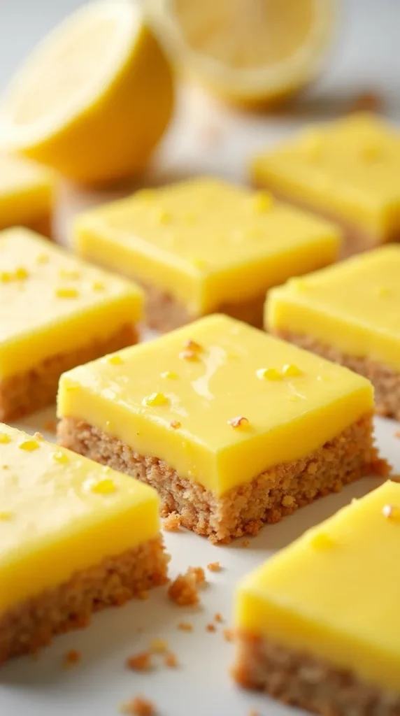 Buckwheat Lemon Bars