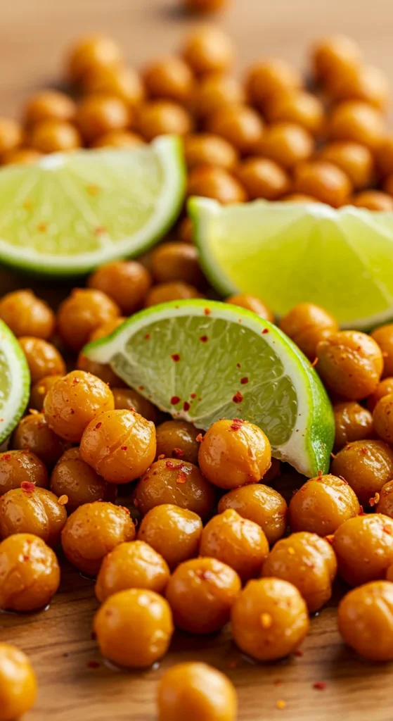 Chili Lime Roasted Chickpeas