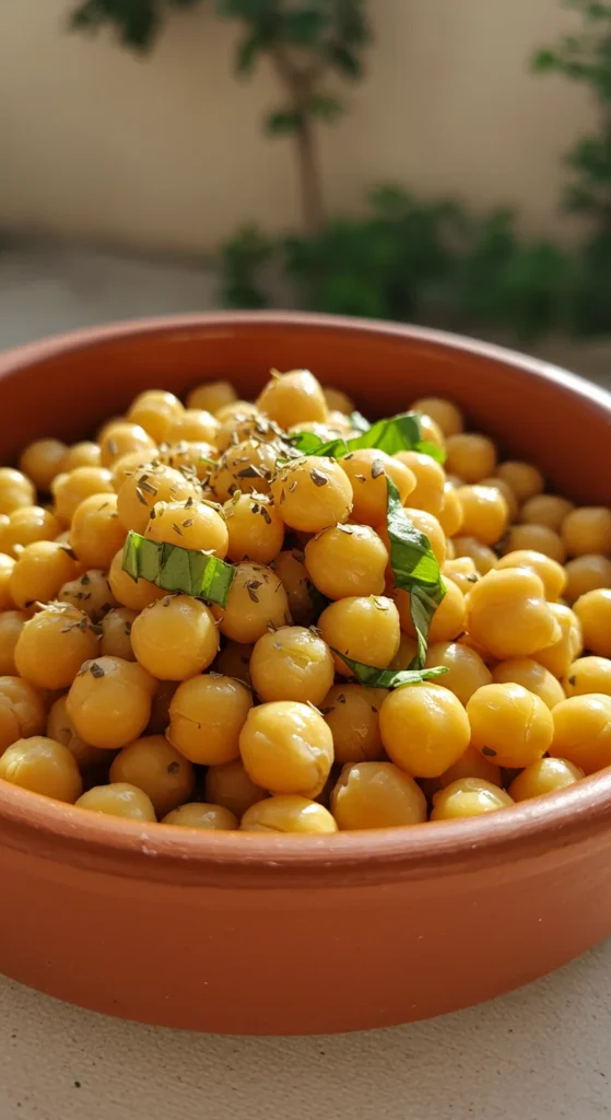 Mediterranean Roasted Chickpeas