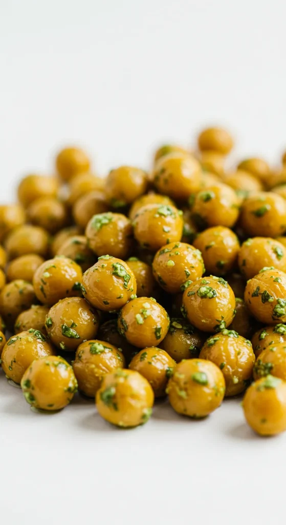 Pesto Roasted Chickpeas