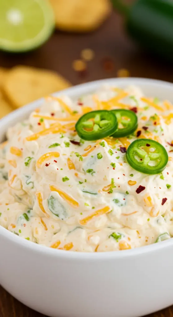 Zesty Lime Jalapeno Popper Dip