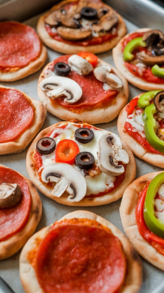 Mini Pita Pizzas