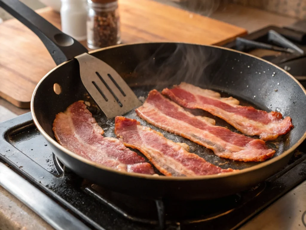 Cook the Beef Bacon