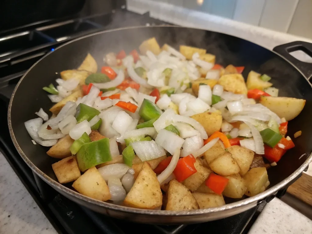 Add veggies