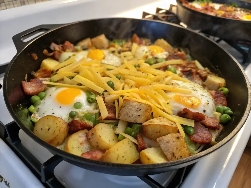 Add Beef Bacon and cheese