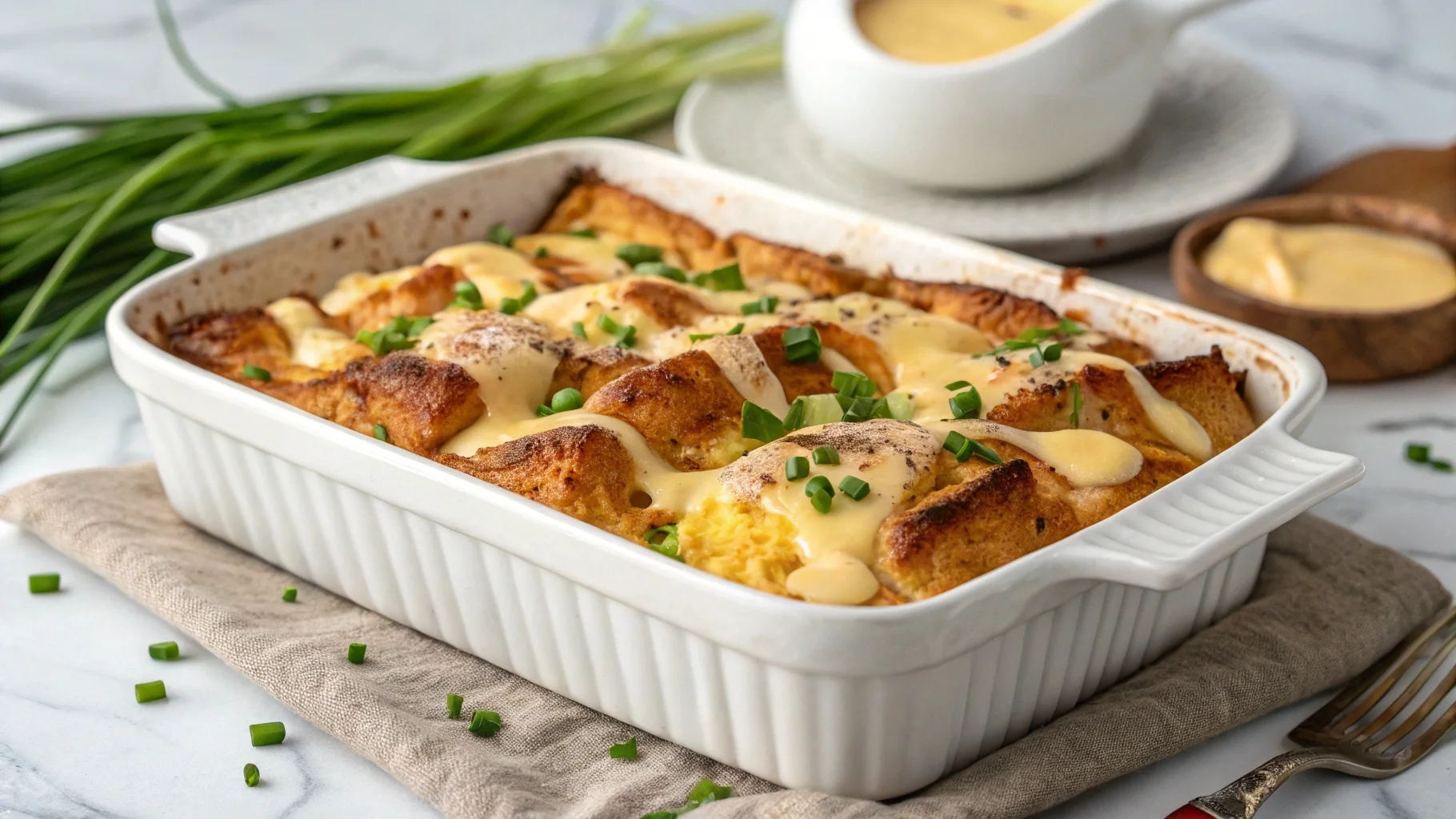 Overnight Eggs Benedict Casserole
