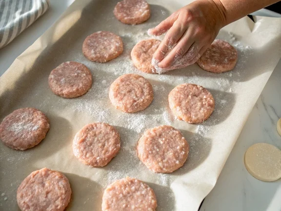 Shape the patties