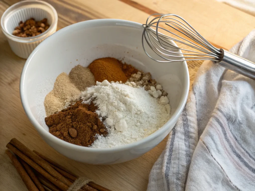 Mix dry ingredients