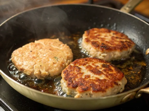 Cook the patties