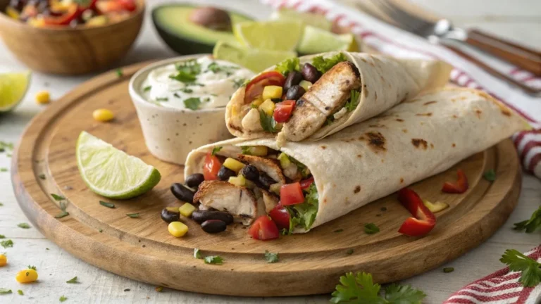 Easy Southwest Chicken Wrap Recipe