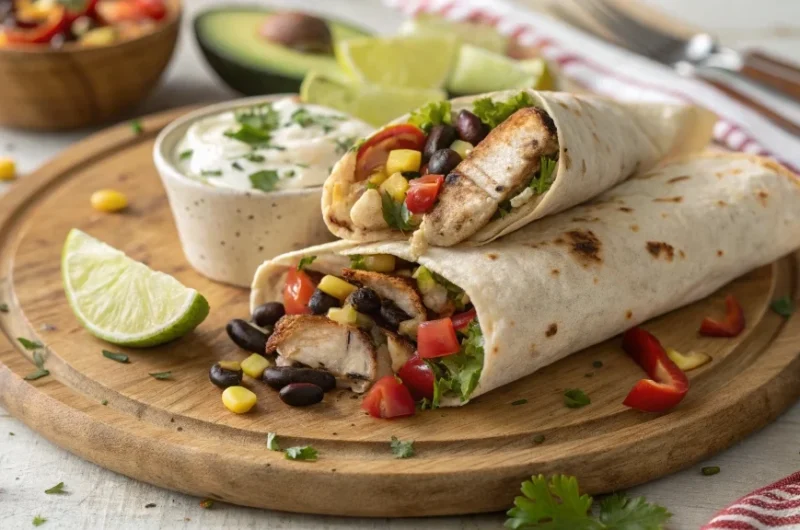 Easy Southwest Chicken Wrap Recipe