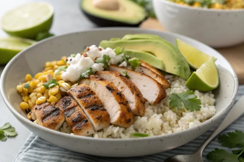Street Corn Chicken Rice Bowl Recipe