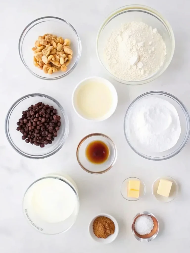 Ingredients for Applesauce Cake Recipe