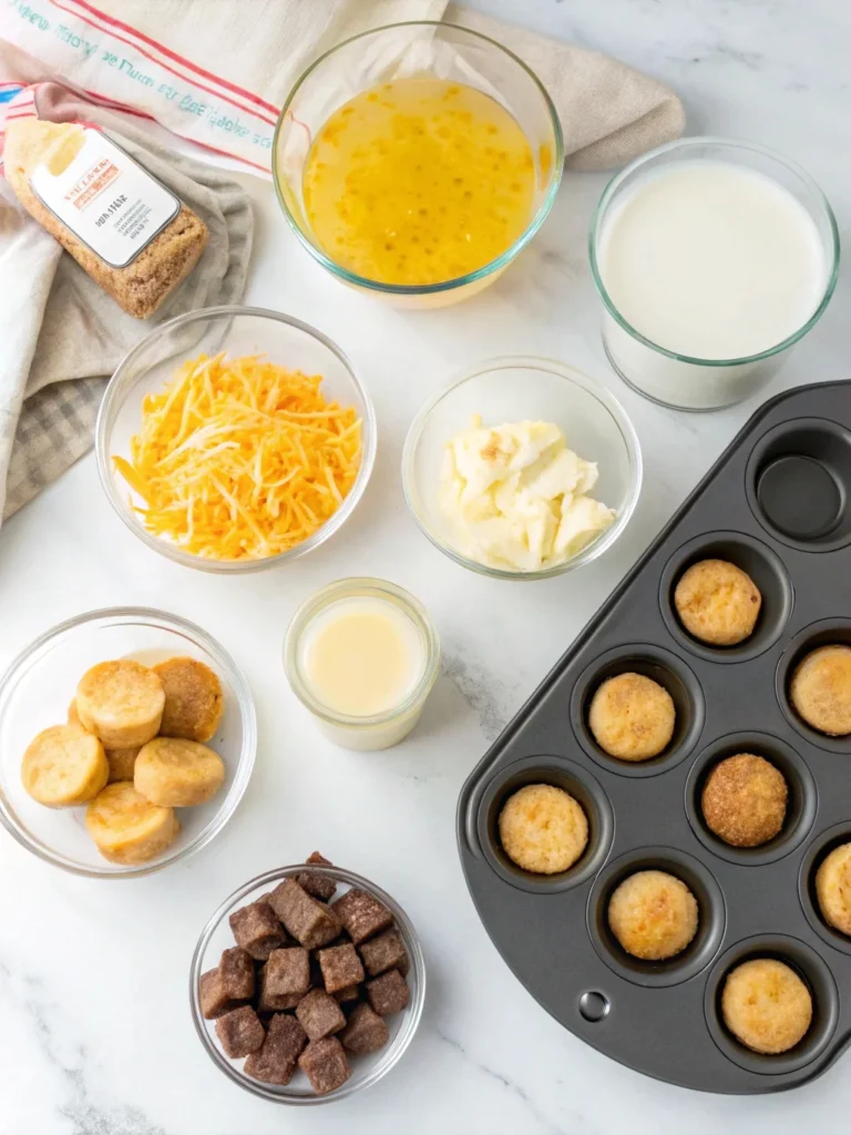 Key Ingredients for Mini McGriddle Bites