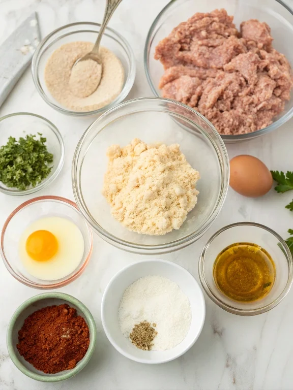 Key Ingredients for Chicken Patties